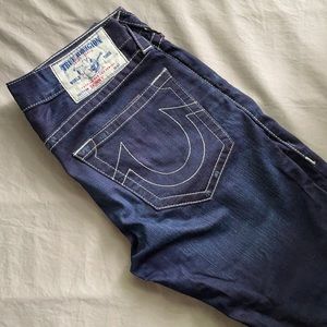 True religion skinny fit dark denim sz 30